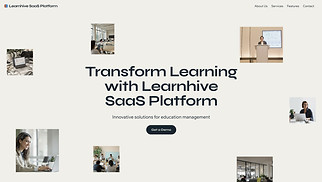 Landing Pages website templates - SaaS Company Landing Page (Dynamic)